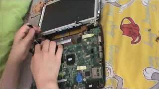 ASUS Eee PC 1000H Teardown [upl. by Dorothy]