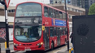 VDL DB300 Wright Gemini 2 Arriva London DW310 LJ10CUV Route 466 Addington Village [upl. by Mitinger]