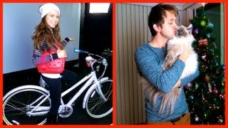 Presents from Luke ❄ Vlogmas 25 2012 [upl. by Tirrag580]