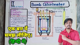 Working of Bomb Calorimeter हिन्दी [upl. by Dedie]