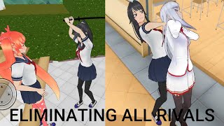 Eliminating ALL Rivals  Yandere Chan Simulator V12 fan game Yandere Simulator Android DL [upl. by Worra69]