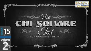 The ChiSquare Goodness of Fit Test 152 [upl. by Ardnazxela990]