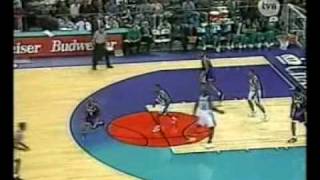 sick Vlade Divac blocks Kobe Bryants dunk attempt [upl. by Barlow]