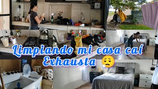 Limpiando mi casa caí exhausta 😮‍💨limpeza hogar [upl. by Hibben]