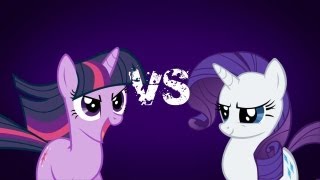 Epic Rap Battles of Pony  Twilight Sparkle VS Rarity [upl. by Siloam]