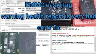 easy jtag warning health report is very bad emmc error fix [upl. by Barde]