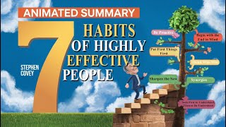 The 7 Habits of Highly Effective People by Stephen R Covey  Animated Book Summary [upl. by Tolman391]