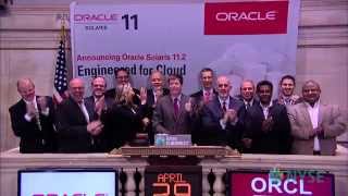 Oracle Visits the NYSE to Celebrate the Unveiling of Oracle Solaris 112 [upl. by Vivle]