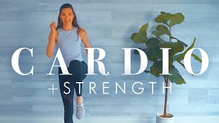 Cardio amp Bodyweight Strength Workout for Beginners amp Seniors  30 min all Standing [upl. by Ikin420]