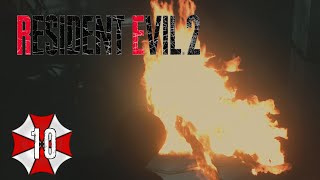 Resident Evil 2 Leon Playthrough Part 10 Better Than Herbicide [upl. by Zealand]