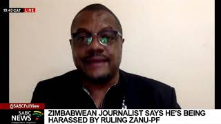 Zimbabwean journalist says hes being harassed by ruling ZanuPF Hopewell Chinono [upl. by Lecrad]