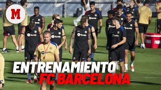 EN DIRECTO I Entrenamiento del FC Barcelona previo al partido contra el Espanyol I MARCA [upl. by Airbmak515]