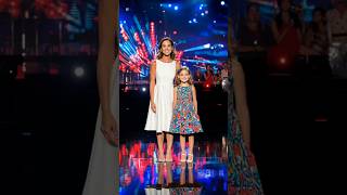 The mother and daughter excite the audience on AGT americasgottalent agt magic shorts [upl. by Lasonde]