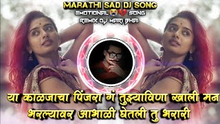 Ya Kalajacha Pinjara G Tujhyavina Khali Marathi Sad DJ Song Remix DJ Mari Bhai [upl. by Clifford]