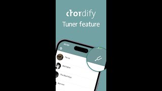 Chordify Tuner feature explained [upl. by Knutson34]