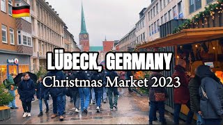 Lübecker Weihnachtsmarkt 2023  One of the most beautiful Christmas Markets in North Germany [upl. by Tristis]