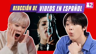 ¡Kpop idols reaccionando a MVs picantes por primera vez 🔥 I Ozuna Las Ketchup Lali Thalia [upl. by Avelin]