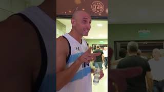 Marto Estoy re nervioso GIno Ah también jugas vos shorts shortsvideo coscu ginobili [upl. by Diaz]