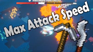 Minecraft DungeonsMax Attack Speed Looks Like Melee 5 Pickaxe amp Tempest Knife [upl. by Llerol]