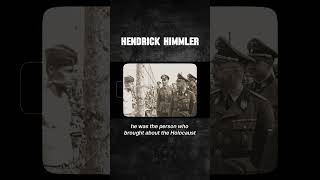 Who is Heinrick Himmler history [upl. by Christal]