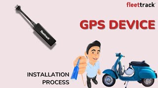 Wired GPS Tracker installation process  Fleettrack GPS  GPS Tracker [upl. by Dulcia]