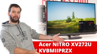 Acer NITRO XV272U KVBMIIPRZX Monitor Review  170Hz 1440p IPS Gaming Monitor [upl. by Nagap]