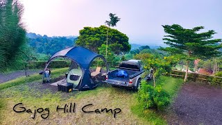 Camping di Gajog Hill Camp  Tidur di Tenda Lempar  가족 캠핑 [upl. by Cychosz605]