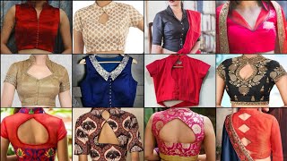 simple new collar blouse designhalf collar blouse designcollar wala blousecollar neck design [upl. by Prudi263]