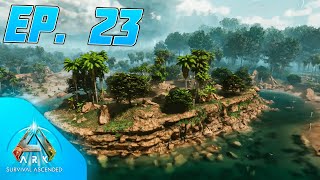 PARTIU CAVERNA DO GELO HARD ARK ASCENDED SERIE AO VIVO  The Island  23 ARK ARKASA [upl. by Nesilla]