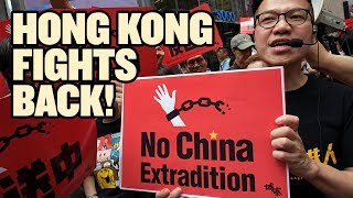 Massive Hong Kong Protest Over New Extradition Rules  China Uncensored [upl. by Elexa]