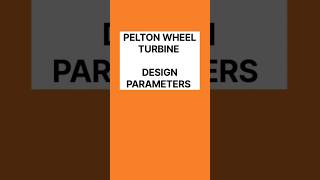 Pelton wheel turbine design parameters shorts peltonturbine peltonwheelturbine [upl. by Ardy]