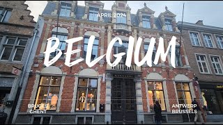 Belgium Solo Trip Vlog  Bruges  VLOG 1  Belgium waffles fries and more [upl. by Nnylhtak]