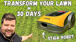 This STIGA A1500 Robot Mower Transformed MY Lawn in 30 Days [upl. by Anitnatsnok]