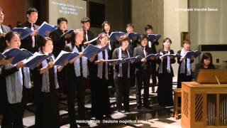 Schütz Meine Seele erhebt den Herren SWV 426  Collegium Vocale Seoul 콜레기움 보칼레 서울 [upl. by Haizek]