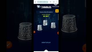 THIMBLE GAME TRICKS  1XBET THIMBLES GAME  WINING TRICKS [upl. by Yekcim579]