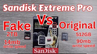 How to spot fake memory cards  SanDisk SD Card Extreme Pro Ultra Plus SDHC Memory Review 128GB 64GB [upl. by Yuk]