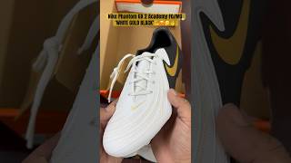 Nike Phantom GX 2 Academy FGMG ‘WHITE GOLD BLACK’ unboxing nikephantom soccershoes phantomgx [upl. by Savitt668]