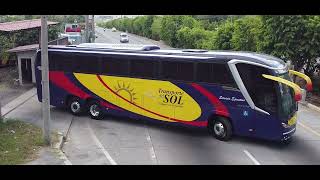 Autobuses Mascarello Roma R6 son la nueva flota de Transportes del Sol [upl. by Leahplar713]