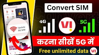 Vi 4g sim ko 5g kaise kare  vi 5g Activate kaise kare  vi 5g network  vi sim ko 5g me kaise kare [upl. by Truda]