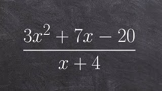 Dividing two polynomials using long division algorithm [upl. by Senior910]