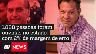 Paraná Pesquisas Bolsonaro lidera em SP e Haddad está em 1º para governador [upl. by Lindemann]