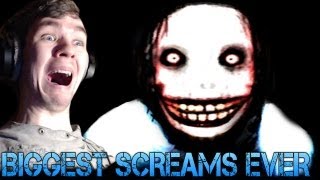 Jeff the Killer  BIGGEST SCREAMS EVER  Horror game GameplayCommentary [upl. by Ocirrej]