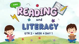 READING AND LITERACY 1 2ND QUATER WEEK 4 DAY 1 [upl. by Wilfred]