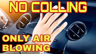 car ac blows only airno coolingin hindi [upl. by Erej208]