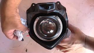 Dica Retrofit Farol Yamaha Fazer 250 2014 [upl. by Nnahgem]