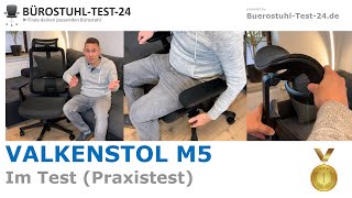 VALKENSTOL M5 Ergonomischer Bürostuhl Test 🥇 Praxistest amp Testergebnis [upl. by Ansley]