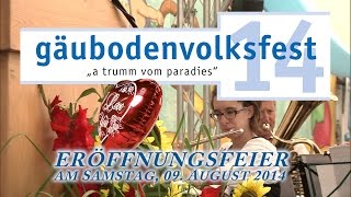 Straubinger Gäubodenvolksfest Eröffnung 2014 [upl. by Annalla]