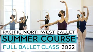 PNB Summer Course 2022  Full Advanced Ballet Class LIVE [upl. by Hole]