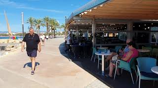 Salou Spain Beach Bars In Salou 15 September 2022 [upl. by Nerral]