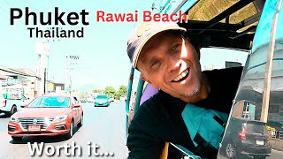 Traveling to Phuket Thailand Rawai Beach Town First Time Whats it Like FindingFishphuket [upl. by Honebein]